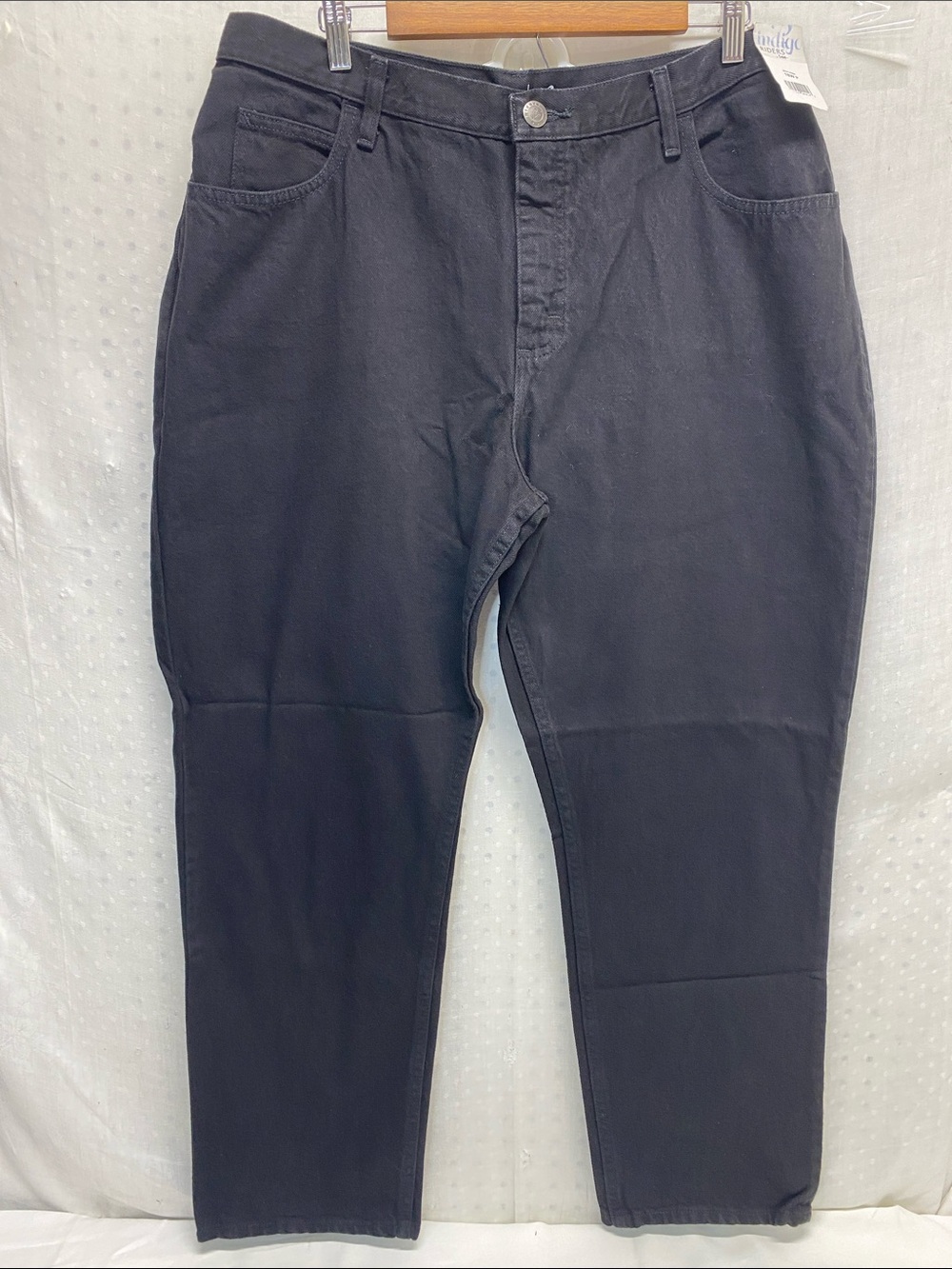 Lee High-Rise Straight Women's Jeans in Black Size 18WP NEW